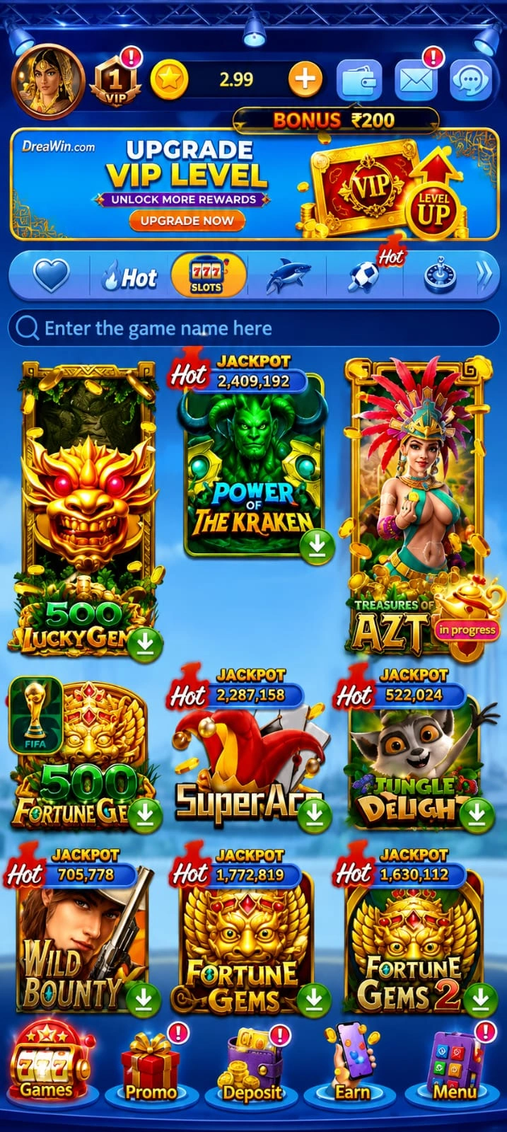 Diwa Top reward screen